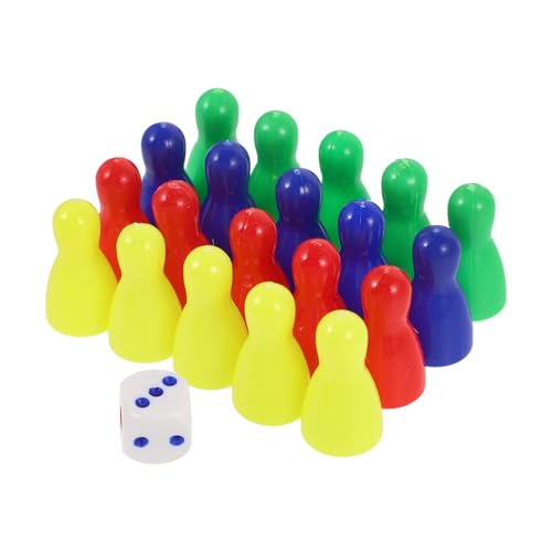 Yardwe 20 Stück Spielmarken Schachbrett Zubehör Token Für Brettspiele Tischmarker Spielkomponente Schachbrett Schach Zubehör Für Brettspiele Schach Für Brettspiel Plastik von Yardwe