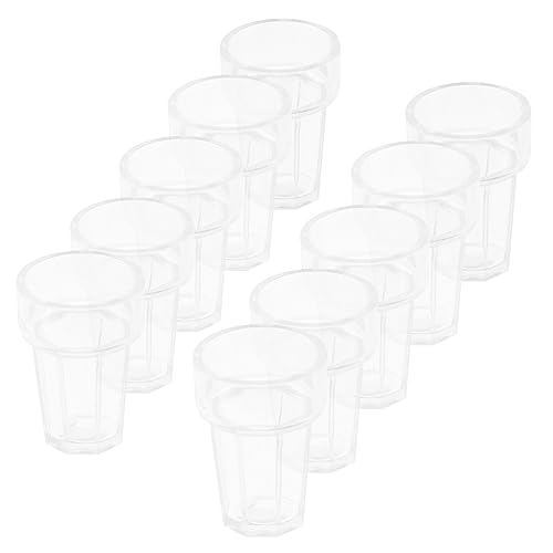Yardwe 20 Stück Stellen Küchenrequisiten Vor Wasser Miniatur Kindergarten Trinken Klein Drinnen Mini-trinkbecher Mini-tassen Für Puppenhäuser Dekorative Tassenmodelle Abs von Yardwe