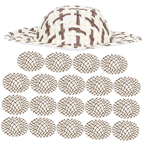 Yardwe 20 Stück Strohhüte für Puppen Teiliges Bunten Farben DIY Dekoration Fotorequisiten und Kreative für Miniaturfiguren Yardwe 20 Stück Strohhüte für Puppen Teiliges Bunten Farben DIY Dekoration Fotorequisiten und Kreative für Miniaturfiguren von Yardwe