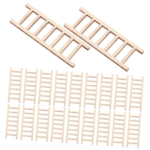 Yardwe 20 Stück Teiliges DIY Mini Holzleiter Realistische Miniatur Treppe Natürliche Holzoptik Vielseitige Puppenhaus Dekoration für Sandgarten Feengarten und Mikro Landschaften Yardwe 20 Stück Teiliges DIY Mini Holzleiter Realistische Miniatur Treppe Natürliche Holzoptik Vielseitige Puppenhaus Dekoration für Sandgarten Feengarten und Mikro Landschaften von Yardwe