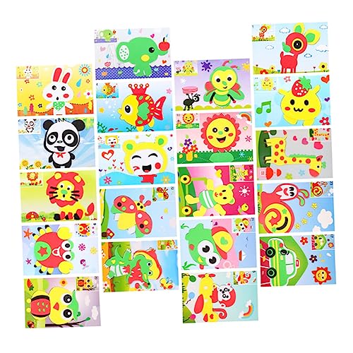 Yardwe 20 Stück Teiliges Eva Sticker für Bastelset für Kreative DIY Projekte Lustige Tier und Cartoon Motive Fördert Kreativität und Hand Augen Koordination Yardwe 20 Stück Teiliges Eva Sticker für Bastelset für Kreative DIY Projekte Lustige Tier und Cartoon Motive Fördert Kreativität und Hand Augen Koordination von Yardwe