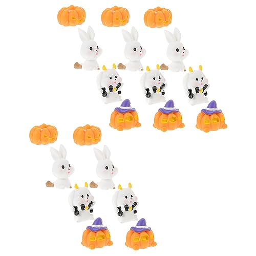 Yardwe 20 Stück Teiliges Halloween Resin Miniatur Niedliche Mikro Landschafts Deko mit Geistern Dämonenhasen Kürbiswagen für DIY Partydeko Geschenkfüllung Langlebig Farbintensiv Yardwe 20 Stück Teiliges Halloween Resin Miniatur Niedliche Mikro Landschafts Deko mit Geistern Dämonenhasen Kürbiswagen für DIY Partydeko Geschenkfüllung Langlebig Farbintensiv von Yardwe