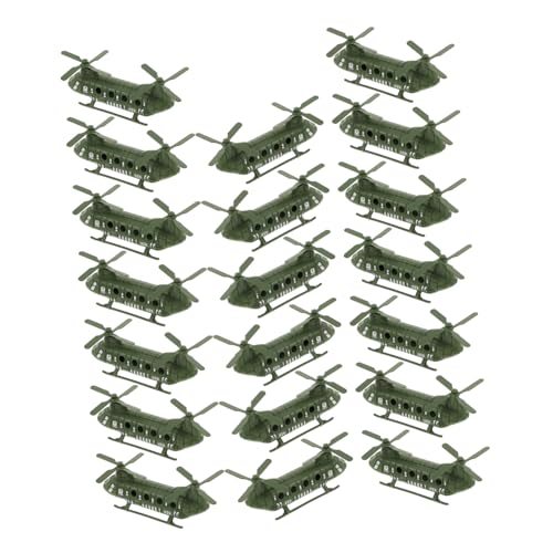 Yardwe 20 Stück Teiliges Hubschrauber Militärische Transportflugzeug Modelle Robuste Hubschrauber für Jungen Mädchen als Geburtstagsgeschenk und Raumdekoration Yardwe 20 Stück Teiliges Hubschrauber Militärische Transportflugzeug Modelle Robuste Hubschrauber für Jungen Mädchen als Geburtstagsgeschenk und Raumdekoration von Yardwe