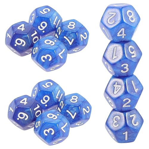 Yardwe 20 Stück Teiliges Polyeder Würfelset Seitige für Rollenspiele Tischspiele und Mathematikspiele Leicht und Tragbar Zubehör für Spieleabende von Yardwe