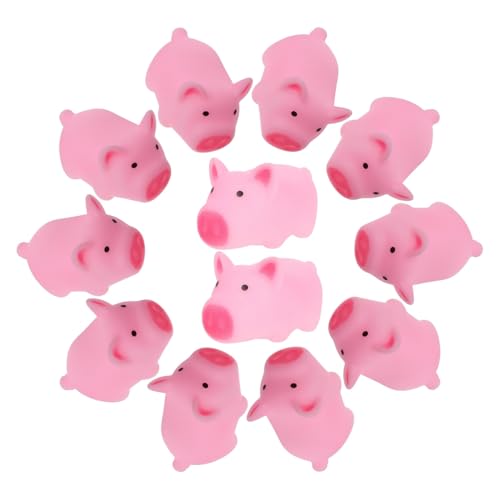 Yardwe 20 Stück Teiliges Schwein aus Weichem Material Lustiges Quetschspielzeug zur Angst Spannungsreduktion für Erwachsene für Partyspaß und Wahrnehmung von Yardwe