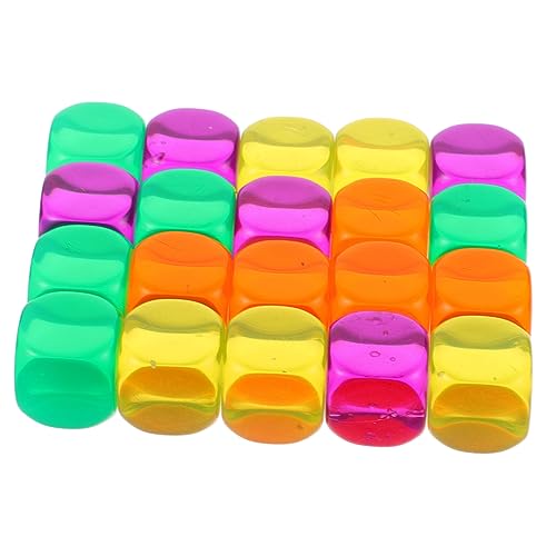 Yardwe 20 Stück Würfel -spielzeugzubehör Leer Schmucklos Würfel Liefern Partywürfel Brettspiel Würfel Polyedrische Würfel Transparente Würfel Spielzubehör Würfel DIY Versorgung Acryl Yardwe 20 Stück Würfel -spielzeugzubehör Leer Schmucklos Würfel Liefern Partywürfel Brettspiel Würfel Polyedrische Würfel Transparente Würfel Spielzubehör Würfel DIY Versorgung Acryl von Yardwe