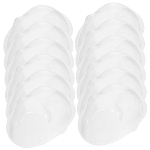Yardwe 20 Stück Zubehör Für Puppenmasken Mini Gesicht Puppenzubehör Transparente Abdeckung Spielzeughülle Puppenorganisator Bastelzubehör Selber Machen Puppe DIY Maske Plastik von Yardwe