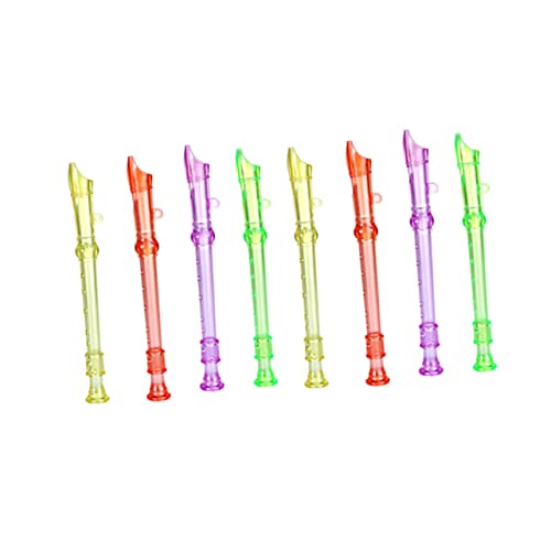Yardwe 20 Stücke Musical Musik Transparent Klarinette Frühen Musik Pädagogisches Flöte Wind Instrument von Yardwe