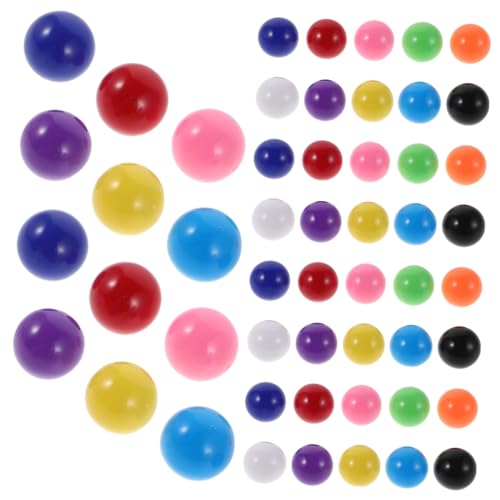 Yardwe 200 Stück Bunte Kunststoff-Kugeln für Mathematikunterricht Vielseitig Einsetzbar für Zählübungen Sortierspiele Logikförderung Kompatibel mit Murmelbahnen und Brettspielen Robust von Yardwe