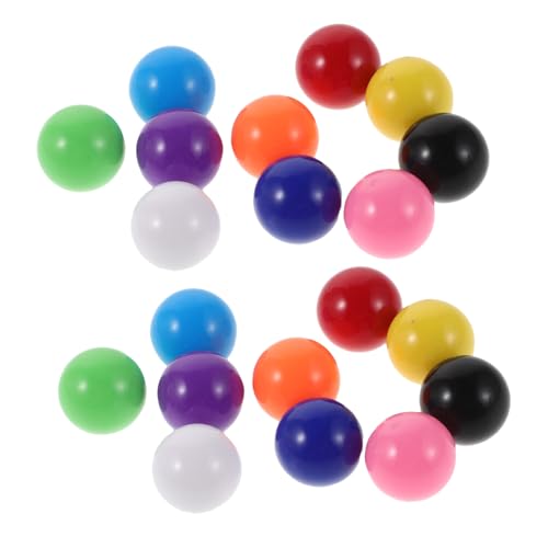 Yardwe 200 Stück Kunststoff Spielmurmeln Bunte Ersatzkugeln für Chinesisches Dame Spiel Lernspiel Zubehör für Mathe Sortieren Hand-Auge-koordination und Kreativität von Yardwe
