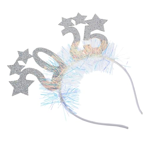 Yardwe 2025 Stern Stirnband Accessoire Kopfschmuck Feier Für Haare Silvester Feiertags Stirnbänder Glitzer Mottoparty Stirnband Bunte Accessoires Frau Neujahr Yardwe 2025 Stern Stirnband Accessoire Kopfschmuck Feier Für Haare Silvester Feiertags Stirnbänder Glitzer Mottoparty Stirnband Bunte Accessoires Frau Neujahr von Yardwe