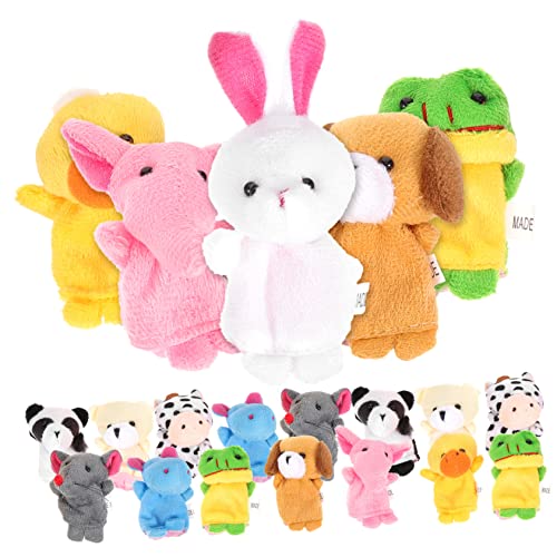 Yardwe 20Stücke Fingerpuppen Tierfiguren Aus Sicherem Für Geschichtenerzählen Und Fördert Kreativität Und Interaktion Im Familienkreis von Yardwe