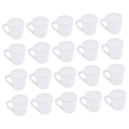 Yardwe 20Stücke Kaffeetassen Puppenhaus Zubehör Weiße Mini Becher Für Kinderküche Und Dekoration Hochwertige Mini House Decor Tassen Für Realistische Szenen Yardwe 20Stücke Kaffeetassen Puppenhaus Zubehör Weiße Mini Becher Für Kinderküche Und Dekoration Hochwertige Mini House Decor Tassen Für Realistische Szenen von Yardwe