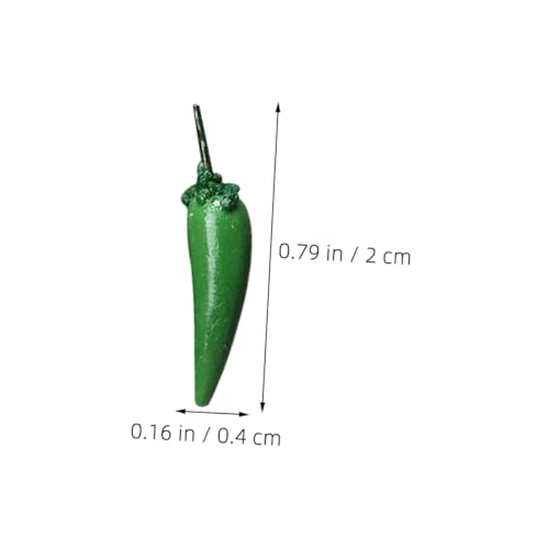 Yardwe 20Stücke Künstliche Mini Chili Paprika Dekorationen Realistische Fake Gemüse für Fotografie Puppenhaus und Chili Fest Dekoration für Küche und Wohnraumgestaltung Yardwe 20Stücke Künstliche Mini Chili Paprika Dekorationen Realistische Fake Gemüse für Fotografie Puppenhaus und Chili Fest Dekoration für Küche und Wohnraumgestaltung von Yardwe