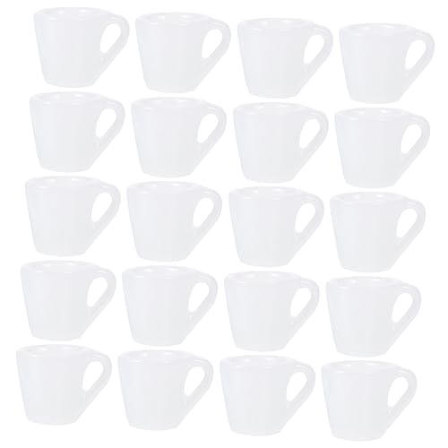 Yardwe 20Stücke Puppenhaus Tassen Weiße Mini Kaffeetassen Aus Resin DIY Dekoration Und Mini Zubehör Yardwe 20Stücke Puppenhaus Tassen Weiße Mini Kaffeetassen Aus Resin DIY Dekoration Und Mini Zubehör von Yardwe
