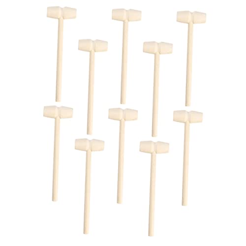 Yardwe 20Stücke Teiliges Mini Holzhammer Kreatives Klopfspielzeug für Jungen und Mädchen Pädagogisches Motorik und Greiffähigkeit von Yardwe