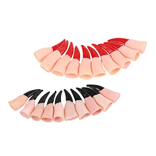 Yardwe 20Stücke Teiliges Schrecklicher Hexenfinger Multifunktionale Halloween Dekoration Für Kostümpartys Für Cosplay Und Gruseldressings von Yardwe