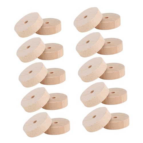 Yardwe 20stücke Holzräder Für Basteln Kleine Holzräder Miniatur-holzräder Zum Dekorieren Und Handwerken Yardwe 20stücke Holzräder Für Basteln Kleine Holzräder Miniatur-holzräder Zum Dekorieren Und Handwerken von Yardwe