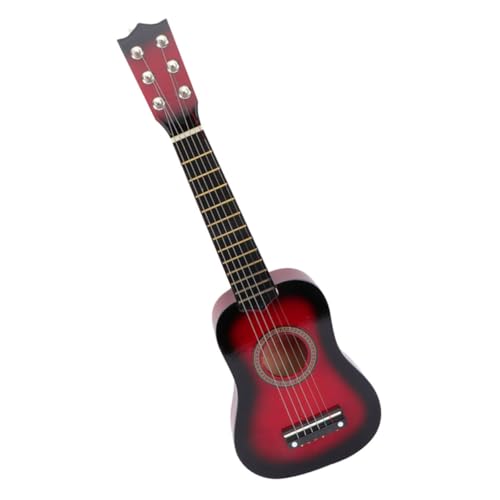 Yardwe 21 Lernen Gitarrenspielzeug Volksgitarre Gitarrenspielzeug für Rotes Akustikgitarren-Set für Akustikgitarren Anfänger Gitarre Bambus Yardwe 21 Lernen Gitarrenspielzeug Volksgitarre Gitarrenspielzeug für Rotes Akustikgitarren-Set für Akustikgitarren Anfänger Gitarre Bambus von Yardwe