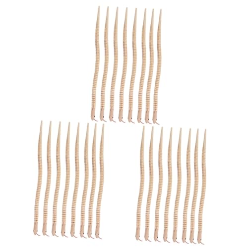 Yardwe 24 Stck. Teiliges Realistisches Holzschlangen aus Ökologischem Material Glatte Oberfläche Party Trickspielzeug und Interaktives Tier für Kleinkinder Yardwe 24 Stck. Teiliges Realistisches Holzschlangen aus Ökologischem Material Glatte Oberfläche Party Trickspielzeug und Interaktives Tier für Kleinkinder von Yardwe