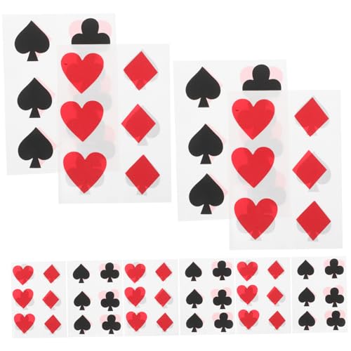 Yardwe 24 Stück Tasse Aufkleber Spielkartenetui Kartenspiel Kartenhalter für Spielkarten Partydekorationen aus Papierkugeln Aufkleber Gastgeschenke PVC selbstklebend Yardwe 24 Stück Tasse Aufkleber Spielkartenetui Kartenspiel Kartenhalter für Spielkarten Partydekorationen aus Papierkugeln Aufkleber Gastgeschenke PVC selbstklebend von Yardwe
