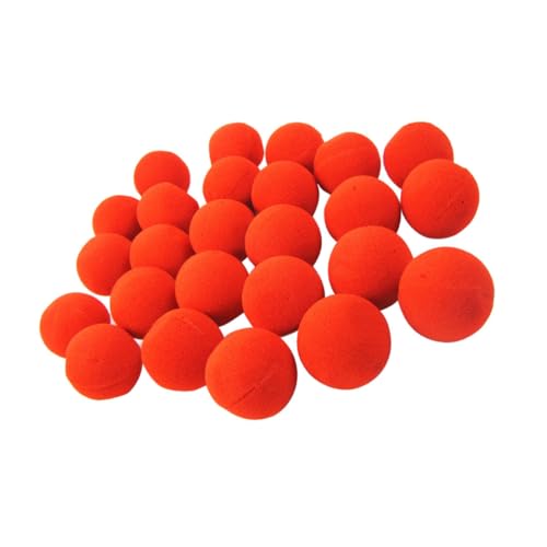 Yardwe 24 Stück Teiliges Clown Nasen aus Langlebigem Schwamm für Fasching Halloween Kostüm Party Accessoire für Erwachsene Einfache Anwendung und Lustige Verkleidung von Yardwe