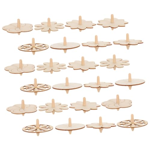 Yardwe 24 Stück Teiliges Holzkreisel Bastelset für DIY Unbemalte Holzkreisel Verschiedene Formen Inklusive Fördert Hand Auge Koordination und Kreatives Malen Leicht und Sicher für Jungen Yardwe 24 Stück Teiliges Holzkreisel Bastelset für DIY Unbemalte Holzkreisel Verschiedene Formen Inklusive Fördert Hand Auge Koordination und Kreatives Malen Leicht und Sicher für Jungen von Yardwe