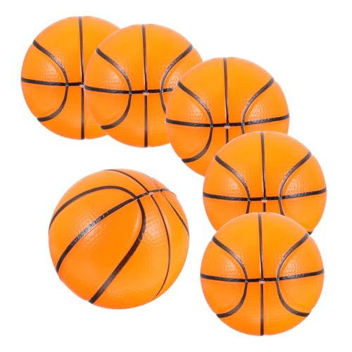 Yardwe 24 Stück Teiliges Mini Basketball Stressbälle aus Leichtem Pu Schaum Weiche Squeeze Sports Toys zur Stressreduktion und Sensorischem Spiel für Basketball partyspaß von Yardwe