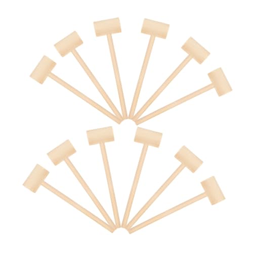 Yardwe 24 Stück Teiliges Mini Holzspielzeug Hammer aus Massivem Holz Leichter Schlägel für Kinderhände zum Schokolade Knacken Basteln und Partyspiele Ergonomisch und Vielseitig Einsetzbar Yardwe 24 Stück Teiliges Mini Holzspielzeug Hammer aus Massivem Holz Leichter Schlägel für Kinderhände zum Schokolade Knacken Basteln und Partyspiele Ergonomisch und Vielseitig Einsetzbar von Yardwe