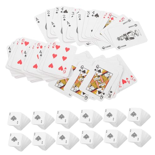 Yardwe 24Sätze Spielkarten Niedliche Pokerkarten für Reisen Partys für Puppenhäuser Spaß für Ganze Familie Yardwe 24Sätze Spielkarten Niedliche Pokerkarten für Reisen Partys für Puppenhäuser Spaß für Ganze Familie von Yardwe