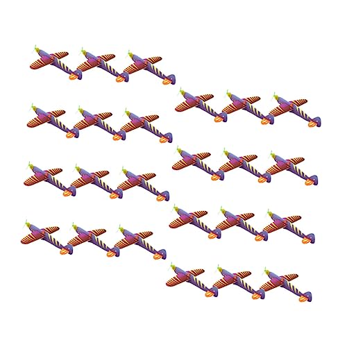 Yardwe 24Stücke Flugzeug Shark Design Kreis Modelle Kreatives Schaumstoffflugzeug Für Party Für Outdoor Spaß Zufällige Farben von Yardwe