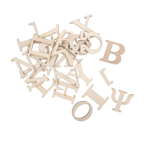 Yardwe 24Stücke Holzbuchstaben aus Unbehandeltem Holz Griechisches Alphabet zum Lernen Basteln und Dekorieren DIY Malerei für Große für Kreative Lernhilfen Yardwe 24Stücke Holzbuchstaben aus Unbehandeltem Holz Griechisches Alphabet zum Lernen Basteln und Dekorieren DIY Malerei für Große für Kreative Lernhilfen von Yardwe