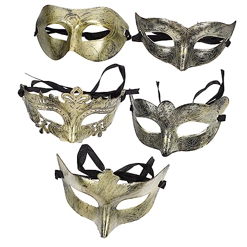 Yardwe 25 Stück Retro Halbmaske für Cosplay und Partys Kreative Kostüm Masken für Karneval und Fotografie für Damen und Mädchen Yardwe 25 Stück Retro Halbmaske für Cosplay und Partys Kreative Kostüm Masken für Karneval und Fotografie für Damen und Mädchen von Yardwe