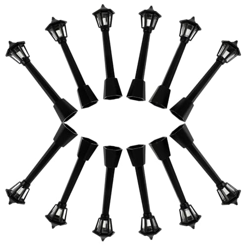 Yardwe 25 Stück Teiliges Miniatur straßenlaternen Kunststoff Dekorative Mini straßenlampen für Puppenhaus Micro Landschaftsbeleuchtung Vintage Garten deko für Miniatur häuser Yardwe 25 Stück Teiliges Miniatur straßenlaternen Kunststoff Dekorative Mini straßenlampen für Puppenhaus Micro Landschaftsbeleuchtung Vintage Garten deko für Miniatur häuser von Yardwe
