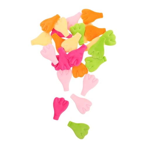 Yardwe 25Stücke Teiliges DIY Plüschente Kit mit Weichen Entenfüßen für Herstellung von Niedlichen Stofftier Zubehör und Kuscheligen Spielzeugen Farben Kreatives Bastelset von Yardwe