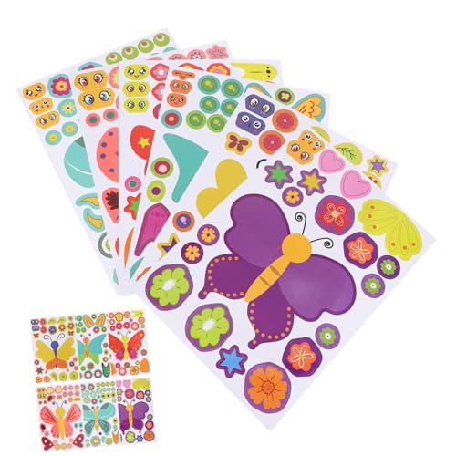 Yardwe 27 Blatt Schmetterlings-Puzzle-Aufkleber Puzzlematte Schmetterlingstattachals Aufkleber Schmetterling Wanddekoration Aufkleber Süß Schmetterlingsaufkleber Aufkleber PVC Yardwe 27 Blatt Schmetterlings-Puzzle-Aufkleber Puzzlematte Schmetterlingstattachals Aufkleber Schmetterling Wanddekoration Aufkleber Süß Schmetterlingsaufkleber Aufkleber PVC von Yardwe