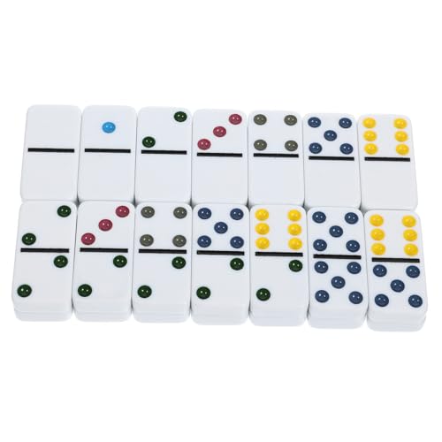 Yardwe 28 Stück Dominospielzeug Domino- westliches Dominostein für den Haushalt Domino-Spielsteine lustige Dominosteine Domino-Brettspiel Yardwe 28 Stück Dominospielzeug Domino- westliches Dominostein für den Haushalt Domino-Spielsteine lustige Dominosteine Domino-Brettspiel von Yardwe