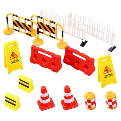 Yardwe 28 Stück Teiliges Verkehrszeichen Miniatur Straßenverkehrsleitkegel und Straßensperren Lernspielzeug für Indoor und Outdoor Verkehrserziehung Yardwe 28 Stück Teiliges Verkehrszeichen Miniatur Straßenverkehrsleitkegel und Straßensperren Lernspielzeug für Indoor und Outdoor Verkehrserziehung von Yardwe
