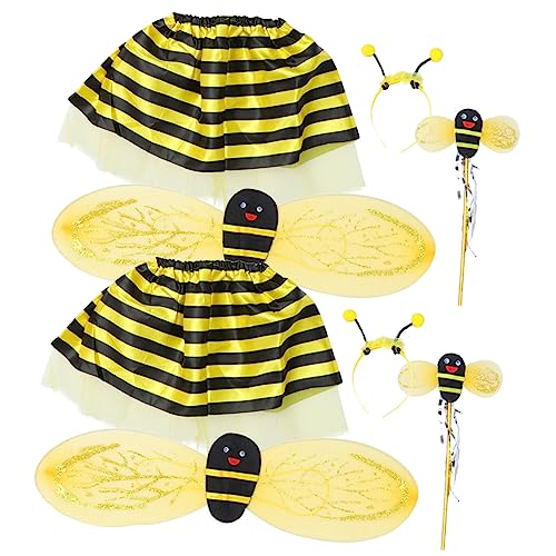 Yardwe 2Sätze Bienenkostüm Für Teiliges Mit Rock Flügeln Haarreif Für Karneval Partys Und Cosplay Sicheres Und Langlebiges Material Yardwe 2Sätze Bienenkostüm Für Teiliges Mit Rock Flügeln Haarreif Für Karneval Partys Und Cosplay Sicheres Und Langlebiges Material von Yardwe