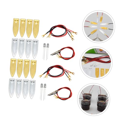 Yardwe 2Sätze Kupfer Elektrodenstreifen Für Wissenschaftliche Experimente Mit Früchten Für Schulprojekte Und Physikunterricht Langlebig Und Benutzerfreundlich Weckt Yardwe 2Sätze Kupfer Elektrodenstreifen Für Wissenschaftliche Experimente Mit Früchten Für Schulprojekte Und Physikunterricht Langlebig Und Benutzerfreundlich Weckt von Yardwe