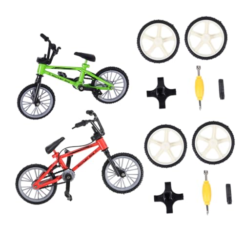 Yardwe 2Sätze Mini Finger Bike Finger Fahrrad Bewegungsspiel Für Schreibtisch Freizeit Und Geschicklichkeitsspiel Für Jungen von Yardwe