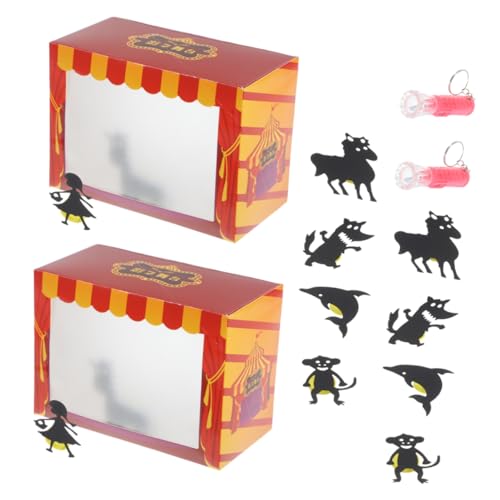Yardwe 2Satz DIY Schattenpuppentheater Kreativset für Interaktive Puppen für Geschichtenerzählen und Spielaktivitäten Einfaches Basteln mit Verschiedenen Materialien Yardwe 2Satz DIY Schattenpuppentheater Kreativset für Interaktive Puppen für Geschichtenerzählen und Spielaktivitäten Einfaches Basteln mit Verschiedenen Materialien von Yardwe