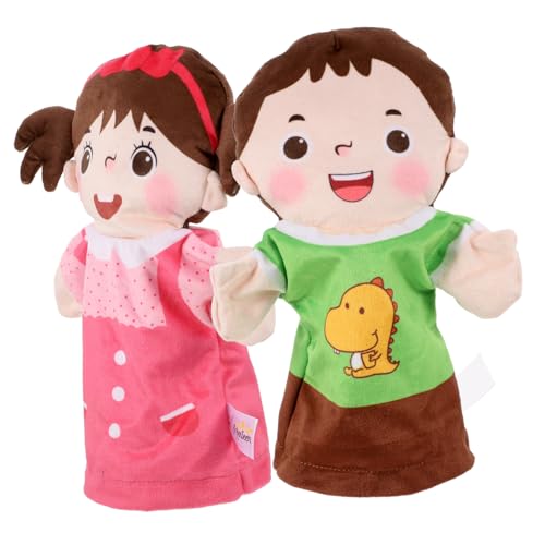 Yardwe 2Stücke Dekorative Handpuppen für Realistische Handspielzeuge für Interaktives und Geschichtenerzählen für Jungen und Mädchen Sicheres Material Leuchtende Yardwe 2Stücke Dekorative Handpuppen für Realistische Handspielzeuge für Interaktives und Geschichtenerzählen für Jungen und Mädchen Sicheres Material Leuchtende von Yardwe