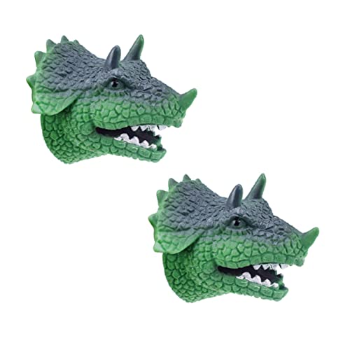 Yardwe 2Stücke Dinosaurier Handpuppen aus Kunststoff Realistische Triceratops Fingerpuppen für Handspielzeug für Rollenspiele und Kreative Geschichten Yardwe 2Stücke Dinosaurier Handpuppen aus Kunststoff Realistische Triceratops Fingerpuppen für Handspielzeug für Rollenspiele und Kreative Geschichten von Yardwe