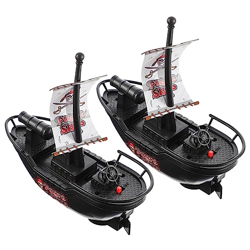 Yardwe 2Stücke Elektrische Piratenschiff Spielzeuge für Duschspielzeug mit Lustigem Design Wasserspielzeug für Badewanne und Pool Jungen Yardwe 2Stücke Elektrische Piratenschiff Spielzeuge für Duschspielzeug mit Lustigem Design Wasserspielzeug für Badewanne und Pool Jungen von Yardwe