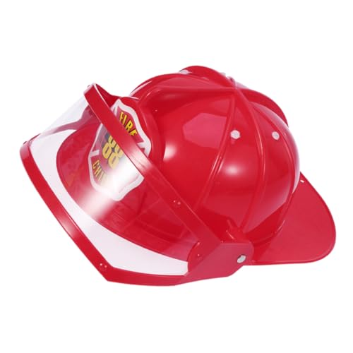 Yardwe 2Stücke Feuerwehrmann Hut aus Kunststoff Kreatives Rollenspiel Feuerwehrhelm für Kostümpartys Leichtes und Bequemes Design für Fantasievolles von Yardwe