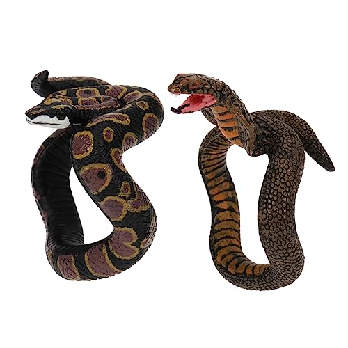 Yardwe 2Stücke Gruselige Schlangen Armbänder Für Halloween Requisiten Burmesische Schlange Handringe Für Partys Und Streiche Yardwe 2Stücke Gruselige Schlangen Armbänder Für Halloween Requisiten Burmesische Schlange Handringe Für Partys Und Streiche von Yardwe