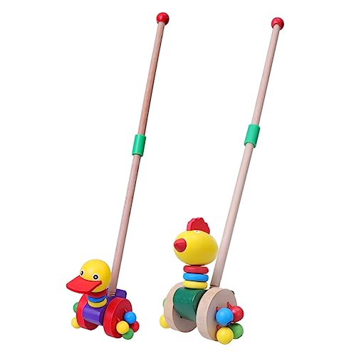 Yardwe 2Stücke Holz Lauflernhilfe für Abnehmbarer Trolley mit Ente und Huhn Motorikspielzeug Farberkennung und Spielspaß für Kleinkinder Ab Jahr Yardwe 2Stücke Holz Lauflernhilfe für Abnehmbarer Trolley mit Ente und Huhn Motorikspielzeug Farberkennung und Spielspaß für Kleinkinder Ab Jahr von Yardwe