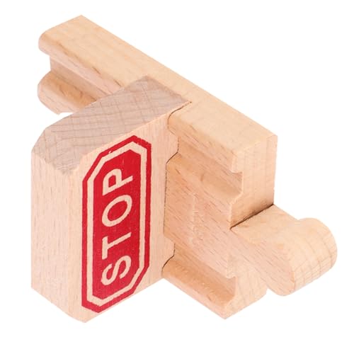Yardwe 2Stücke Holz Zuggleis Zubehör Für Holzspielzeug Stop Gleis Für Kreative Zugszenen Kinderspielzeug Geschicklichkeit Und Feinmotorik Yardwe 2Stücke Holz Zuggleis Zubehör Für Holzspielzeug Stop Gleis Für Kreative Zugszenen Kinderspielzeug Geschicklichkeit Und Feinmotorik von Yardwe