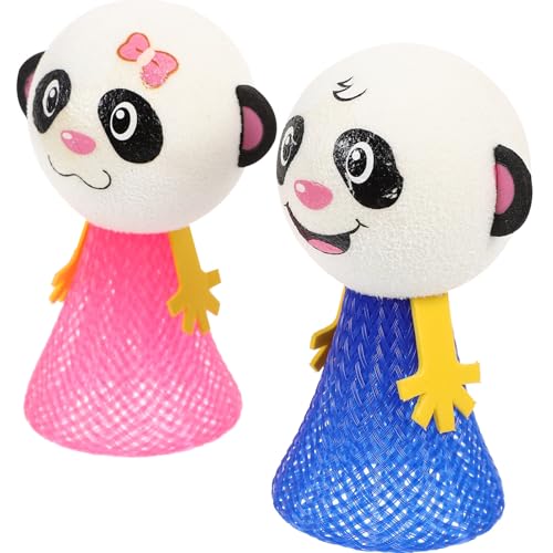 Yardwe 2Stücke Hüpfende Panda Puppen Sicheres Squeeze für Frühlingskatapult Spiele Schreibtisch Dekoration und Party Gefälligkeiten Zufällige Farben und Designs Yardwe 2Stücke Hüpfende Panda Puppen Sicheres Squeeze für Frühlingskatapult Spiele Schreibtisch Dekoration und Party Gefälligkeiten Zufällige Farben und Designs von Yardwe